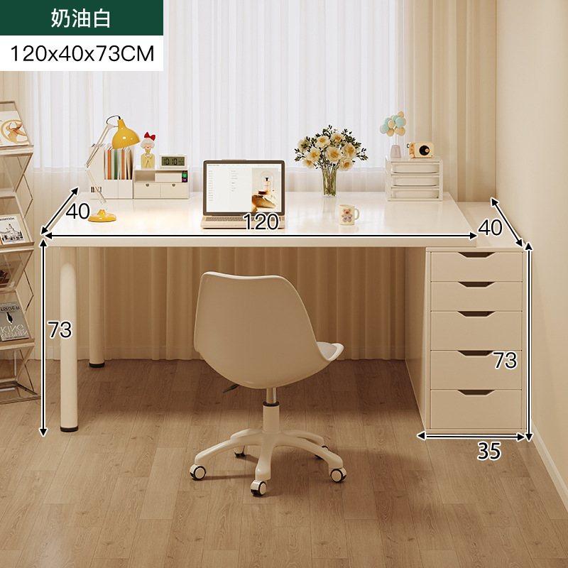 Mesa de maquillaje en todo un 2025, nuevo escritorio de computadora de dormitorio de niñas con cajones, mesa de maquillaje simple para trabajar