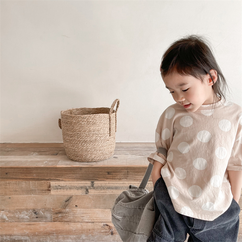 Title 15, Childrens Hemp Cotton Short-sleeved T-shirt, b...