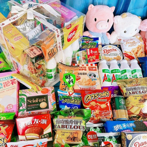 Goddess Day Snack Gift Box Transparent Gift Box Bulk Birthday Gift Influencer Snack Dropshipping