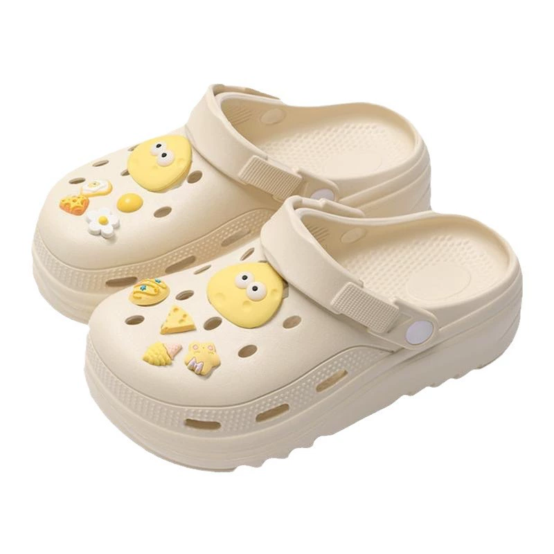 Cute summer beach footwear, breathable non-slip universal slide, slippers