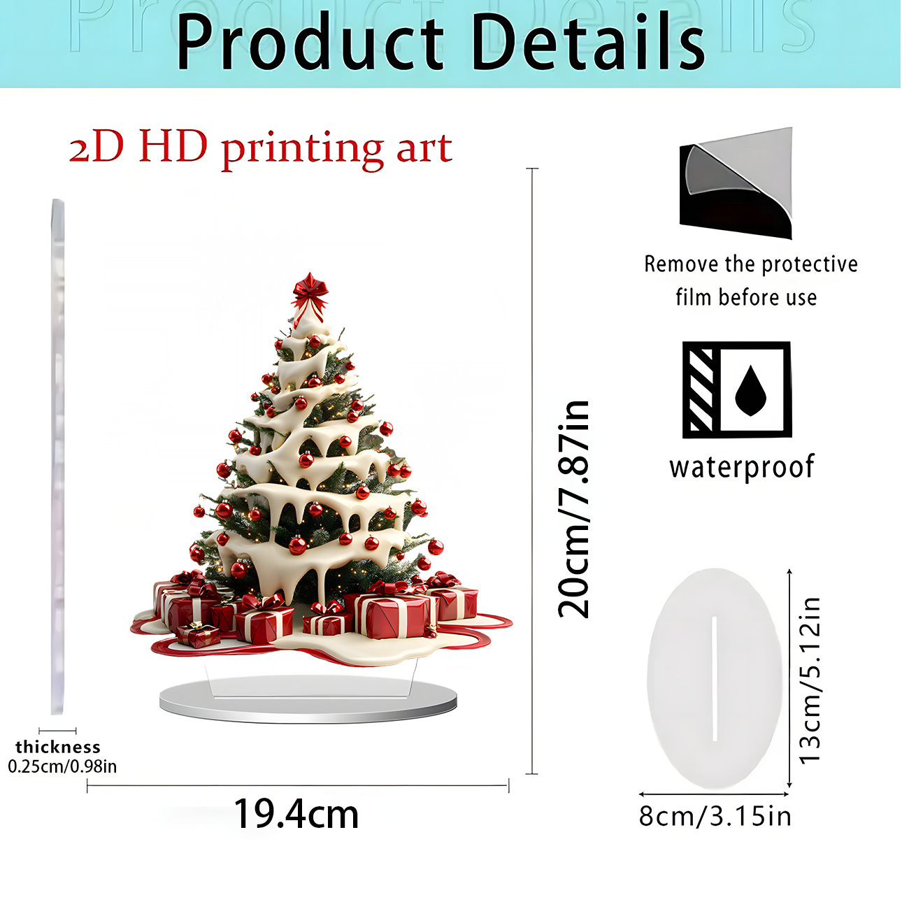 2026 nuevos productos transfronterizos Navidad Hot Sale Festival creativo temporada atmósfera decoración artesanía acrílica 2D image 20