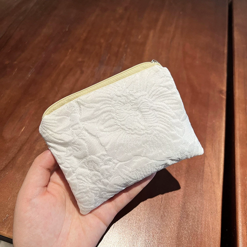 Маленький косметичка, 12×10 см, тканевая косметичка на молнии для помады и монет