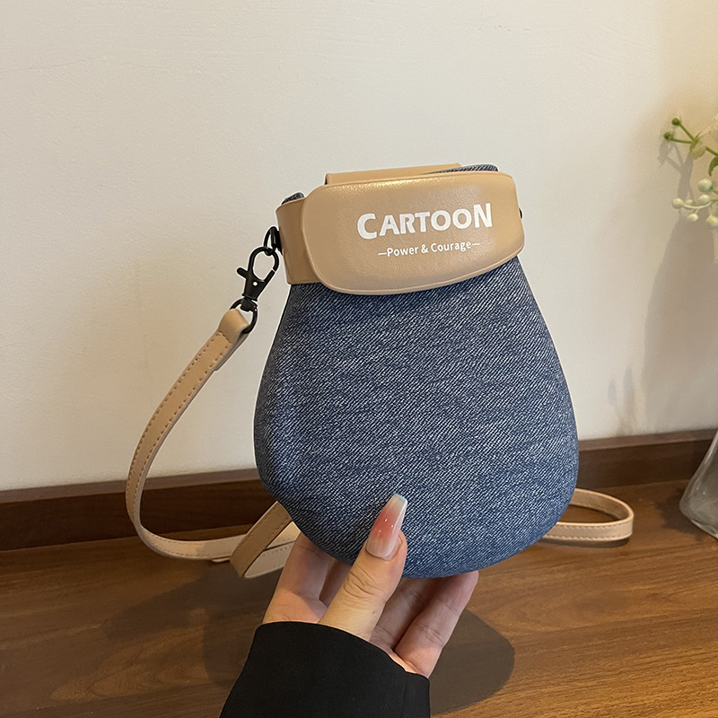 Versión coreana del bolso de teléfono móvil de nicho 2025 verano nuevo bolso femenino guantes creativos bolso de hombro bolso de mensajero de color de contraste retro