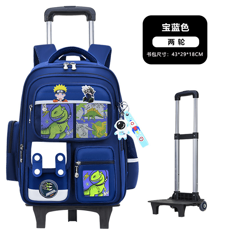 Nuevas mochilas de tirón para estudiantes de primaria 1236 grados niños escaleras de dibujos animados mochila de hombro de gran capacidad para hombres y mujeres