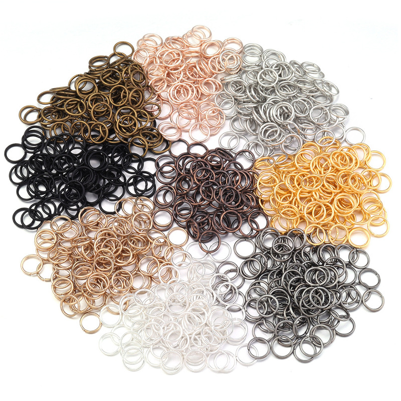 Open Ring, Single Ring, Small Ring, Closed Ring, Trade Materials, Keychain, DIY Accessories, Jewelry, Handmade Semi-Finished Products