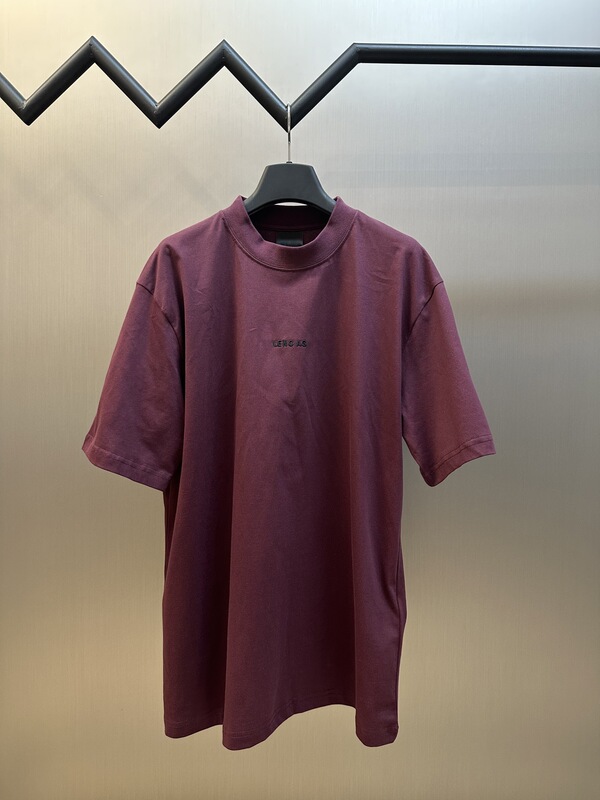 正規バージョン在庫あり高品質BL新作レタープリント刺繍半袖TシャツOSルーズバージョン男女同型T|undefined