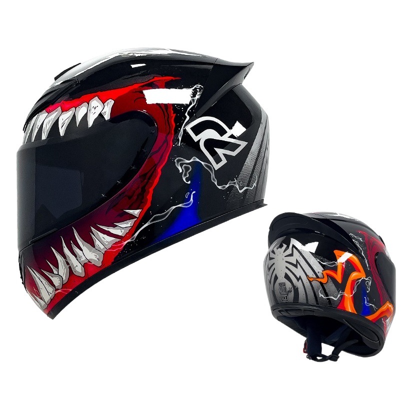 Certified National Standard Motorcycle Helmet Full Helmet Men's and Women's Winter Warm Safety Four Seasons Knight Electric Motorcycle Full Helmet