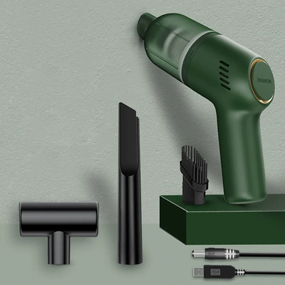 Tozsoranlar Car High Suction Handheld Mite - green