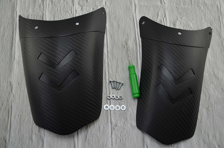 Suitable for motorcycle electric vehicle front fender, Haojue Honda 125 extended mudguard, universal rear wheel extended water-blocking cover