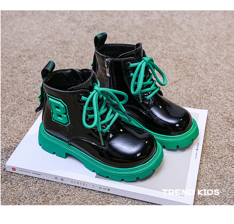 Girls' Martin Boots 2023 Autumn and Winter New Children's Cotton Short Boots Net Red Boys' Boots Little Girls' Trend_voghion.com
