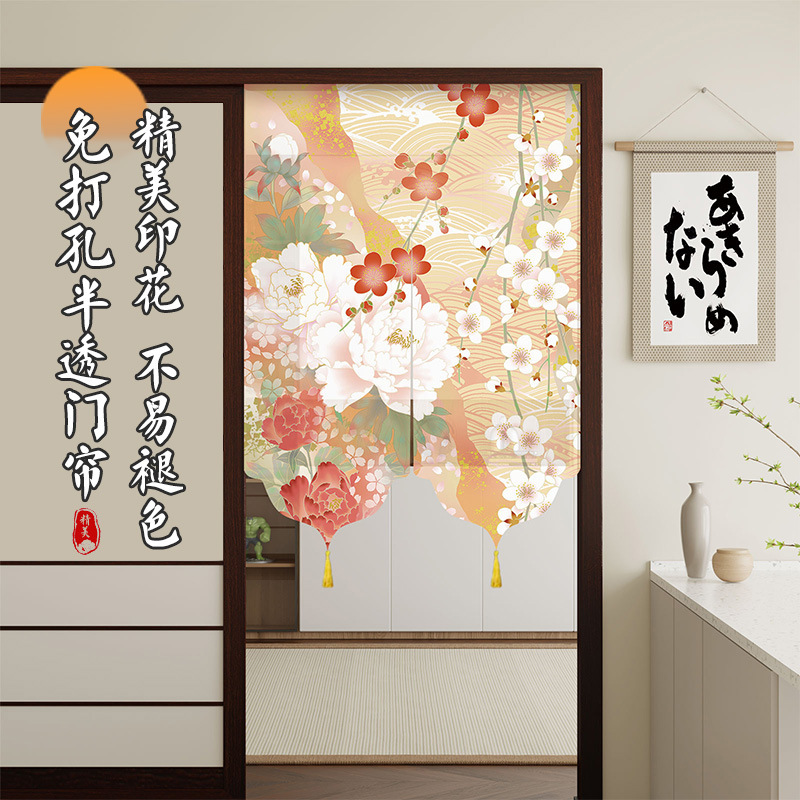 French-Style Door Curtain Partition Curtain for Home Bedroom Kitchen Blocking Curtain Half-Hanging Curtain Bathroom Curtain No-Drill Installation Ins Style French-Style Door Curtain Partition Curtain for Home Bedroom Kitchen Blocking Curtain Half-Hanging Curtain Bathroom Curtain No-Drill Installation Ins Style