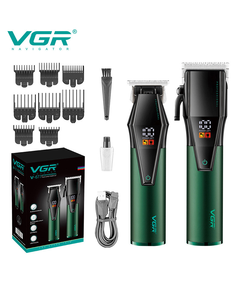 Professionelles Haarschneidemaschine Set Mit Digitalanzeige_voghion.com