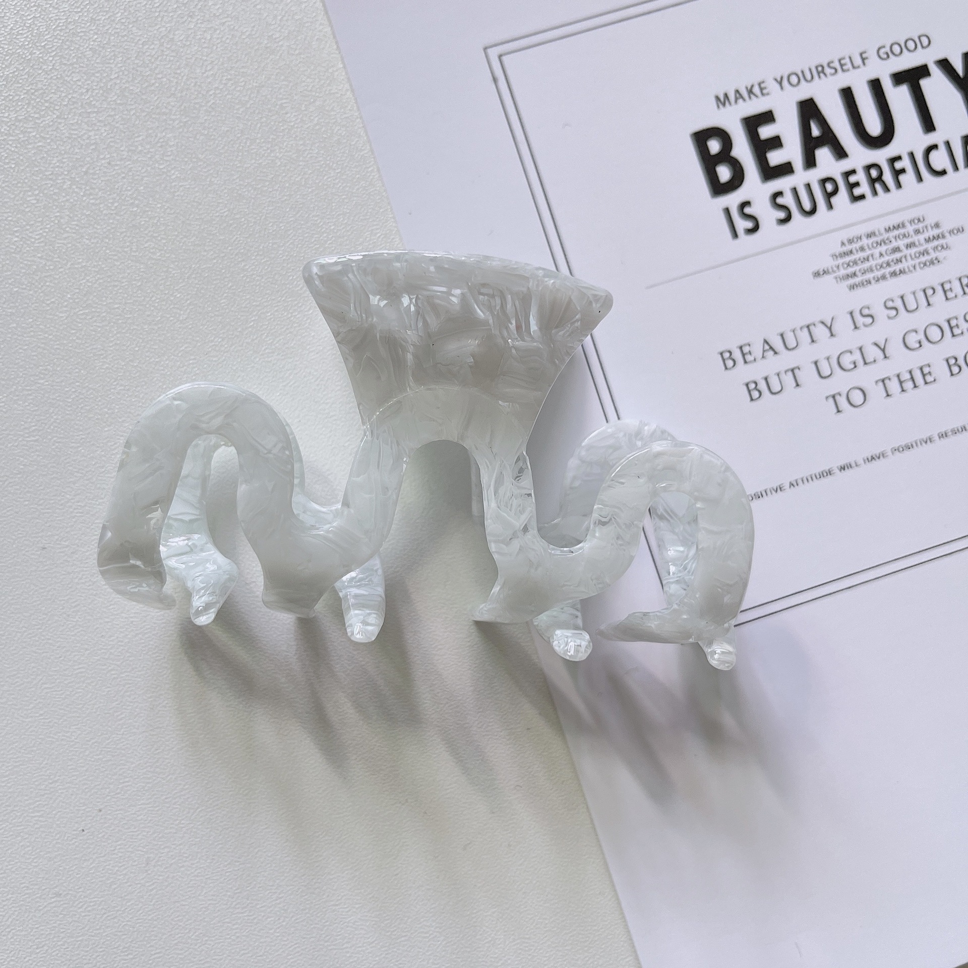 Fashion Style Fashion Geometric Acetic Acid Sheets Hollow Out Hair Claws
