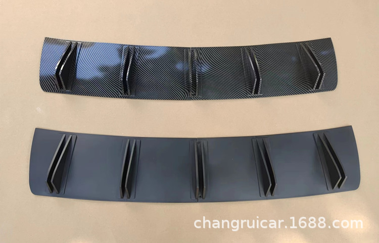 Car Shark Fin Rear Spoiler, Rear Lip, Small Surround Bumper, Chassis Decoration, Airflow Deflector Modification