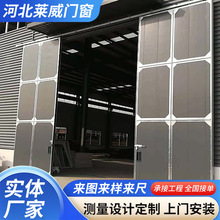 钢结构车间重型推拉门工业平移门运行平稳上门测量安装工业推拉门