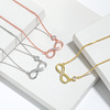 Unlimited advanced necklace, European style, high-quality style, simple and elegant design