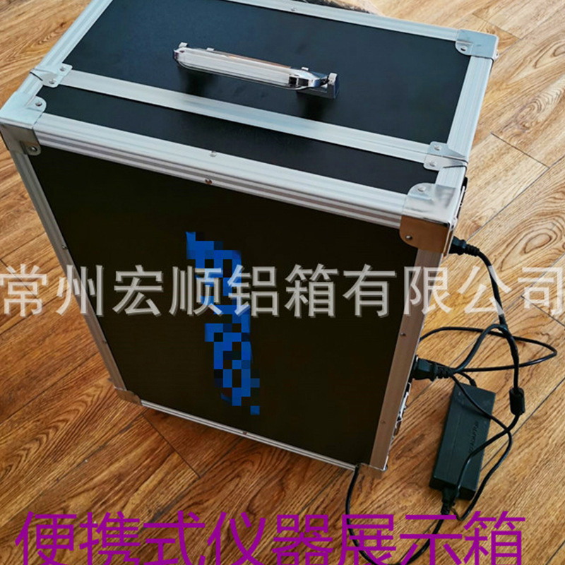 汽车仪表展示操作铝合金工具箱 户外仪器收纳eva内衬拉杆铝箱厂家
