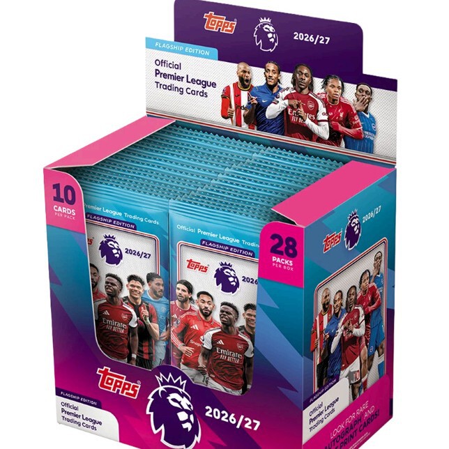 Officially Licensed 2026-27 Topps Premier League Flagship Series Booster Pack Football Star Cards Collectible Cards Officially Licensed 2026-27 Topps Premier League Flagship Series Booster Pack Football Star Cards Collectible Cards