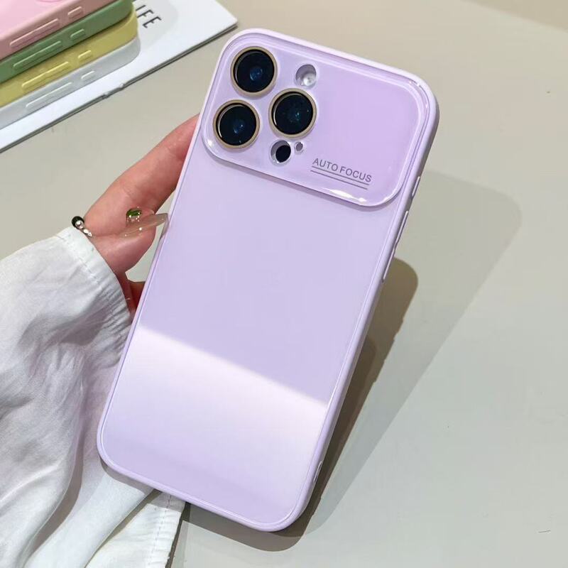 钢化玻璃大视窗适用苹果16Promax手机壳iPhone16镜头膜软硅胶边框|undefined