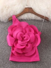 Solid colored flower single shoulder strap���w����μ�С����