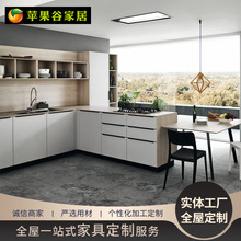 实木门整体厨房橱柜门欧式餐边现代型壁橱厂家全屋家居