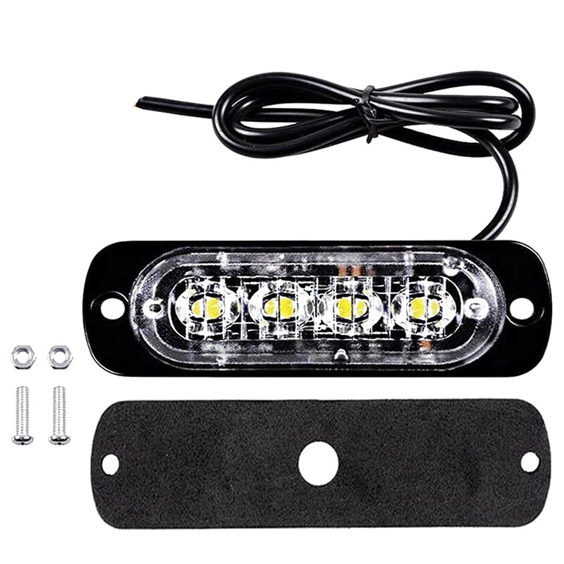 12-24V-12W-4LED-Yellow-Truck-V