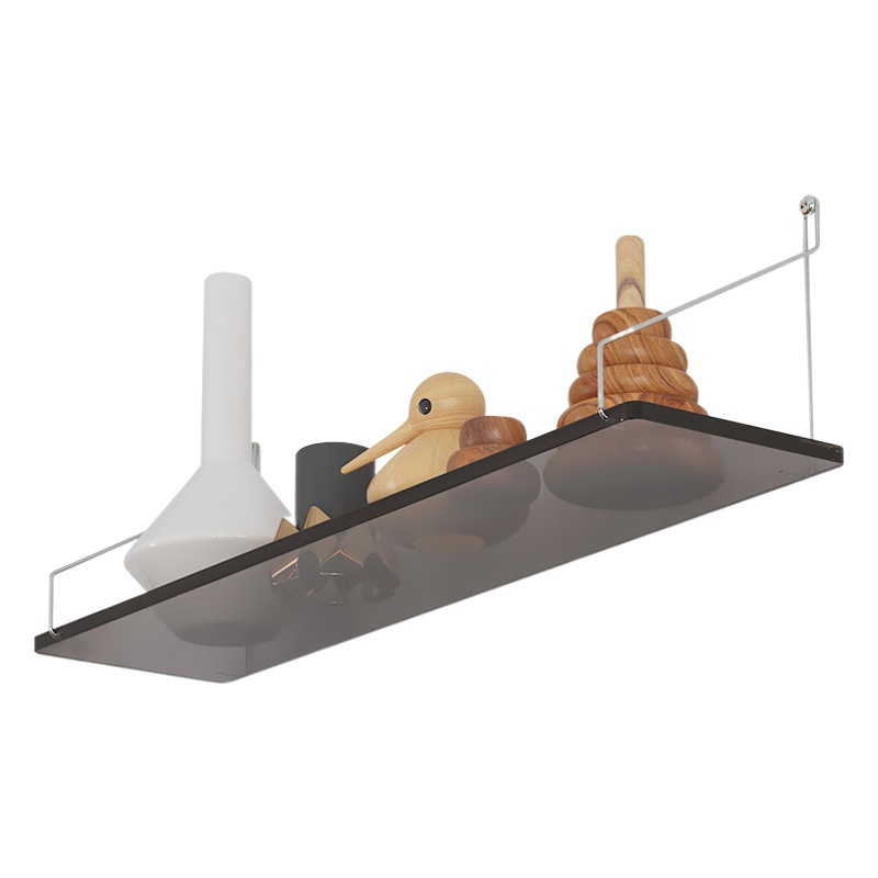 Estante de almacenamiento de pared acrílico simple Estante de juguete de sala de estar de pared de baño Estante de partición de cocina Estante invisible