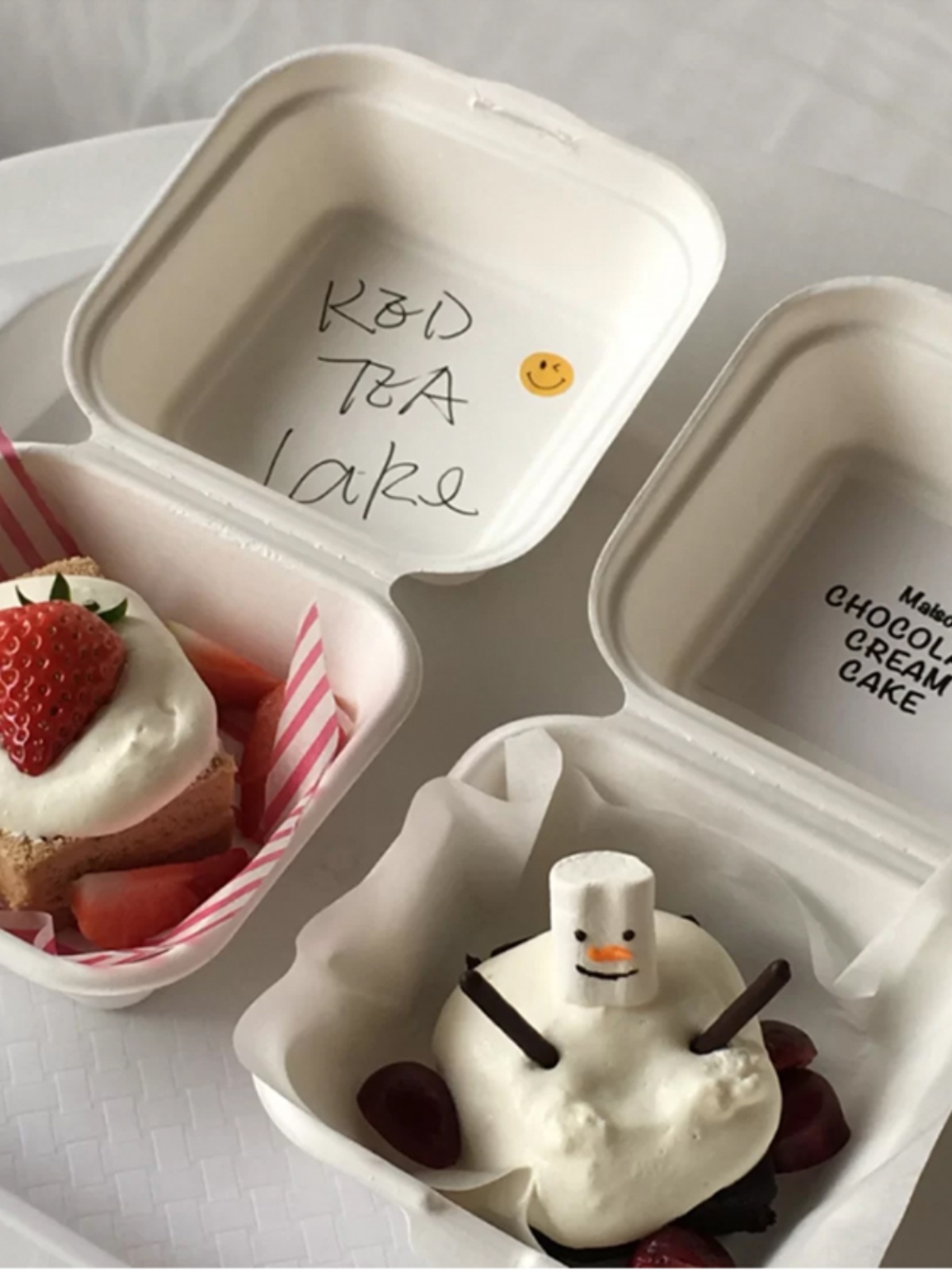 Patatas dulces INS viento desechable caja de pastel de bento caja de embalaje tiramisu caja de embalaje de hamburguesas caja de pulpa