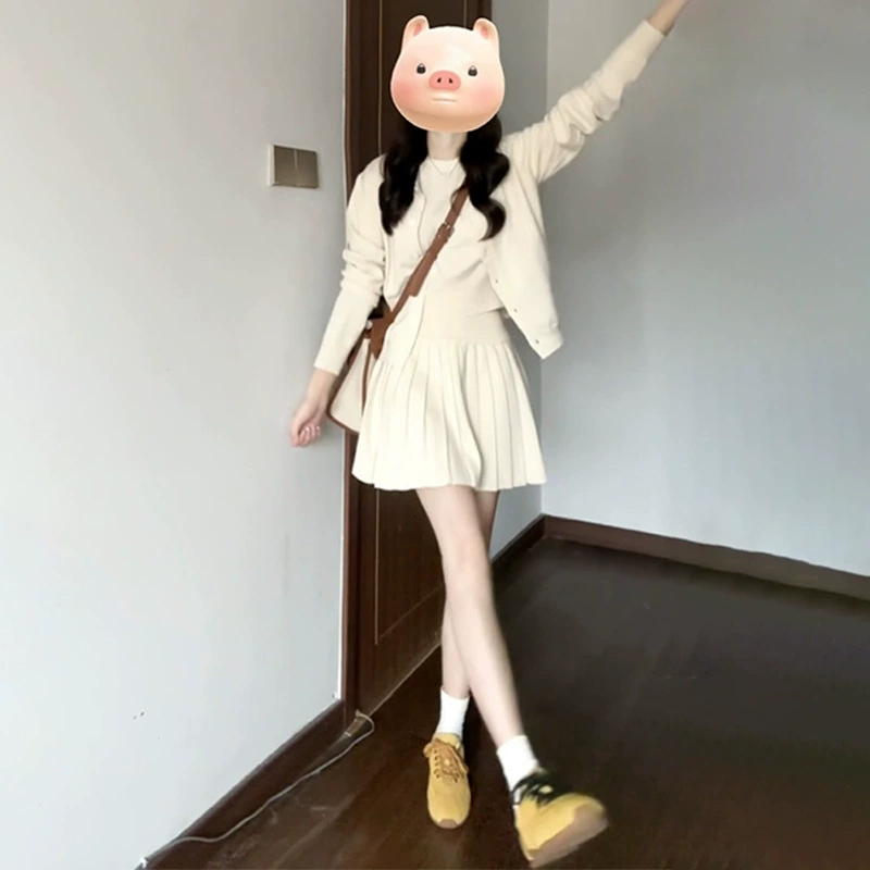 Весенняя одежда для маленьких людей, новые платья для женщин 2025 года, ранневесенние корейские костюмы и короткие юбки для женщин 2025 года