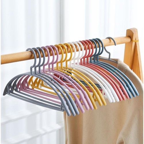 Adult non-slip anti-shoulder corner seamless clothes hanger household hanger multi-functional clothes drying rack plastic clothes support hook drying rack