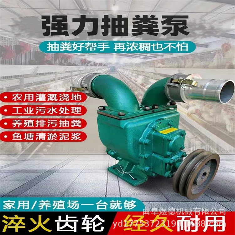 养殖场抽粪泵 强吸力工业排污泵