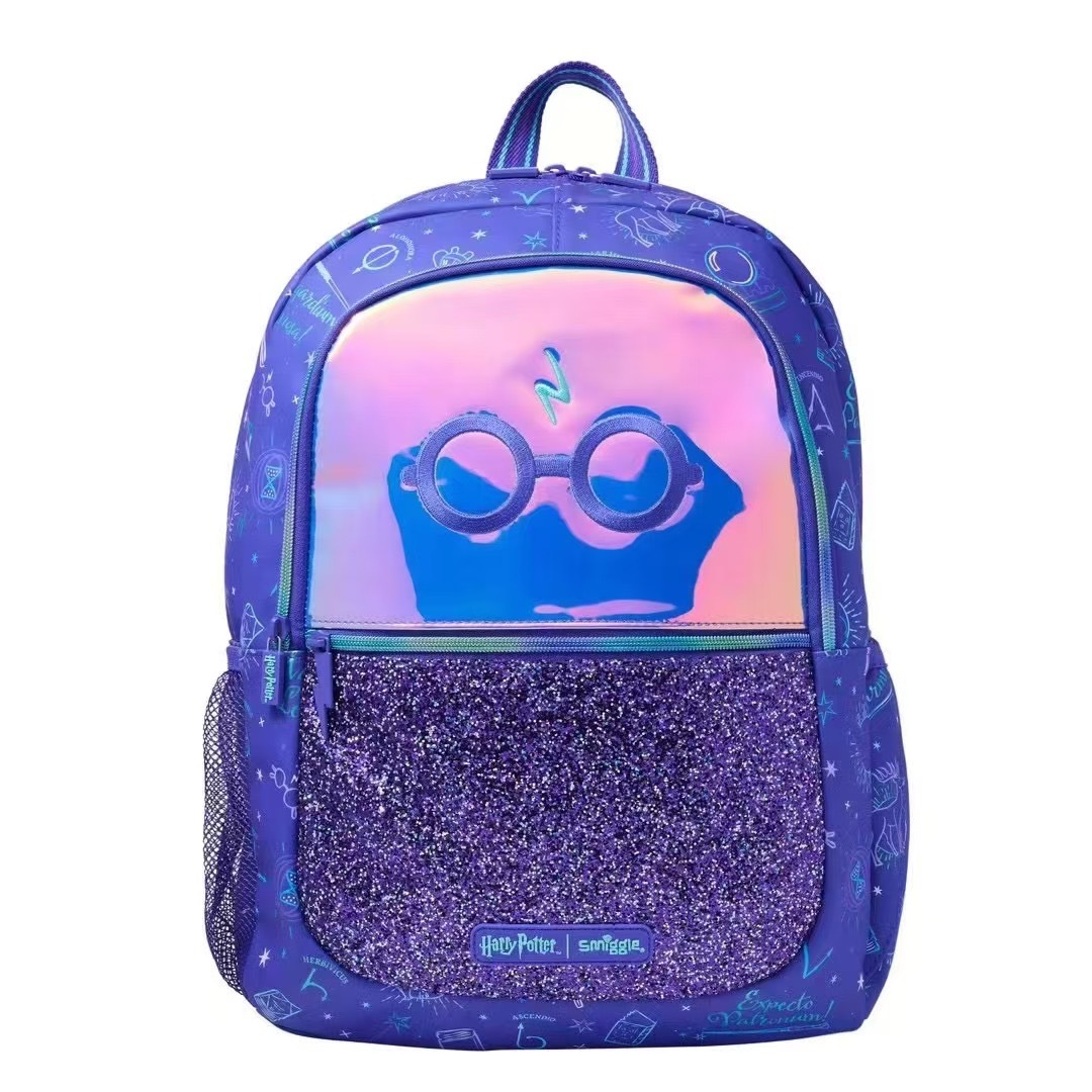 Smiggle grande kt Stitch mochila de gran capacidad de descompresión de doble hombro de dibujos animados