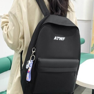 Backpack Men's Casual Simple College Student High School Student Schoolbag Men's Instagram Fashion All-match Travel Backpack Women