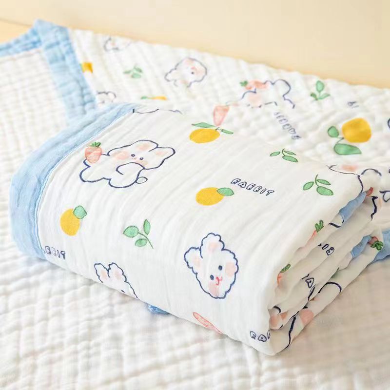 6단 챙넓은 파란색 토끼 110/110cm