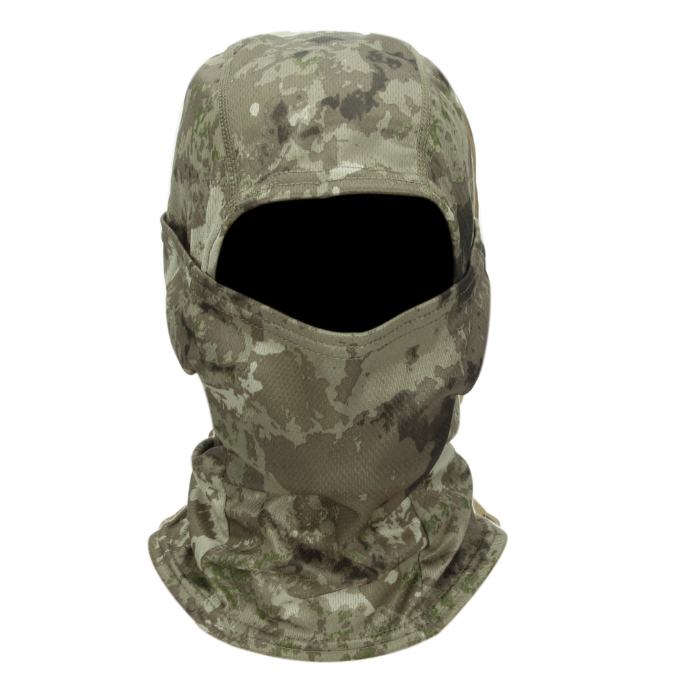 Al por mayor máscara de equitación al aire libre de los hombres de camuflaje táctico sombrerería protección solar pañuelo bicicleta pequeña tapa casco tapa interior transfronteriza