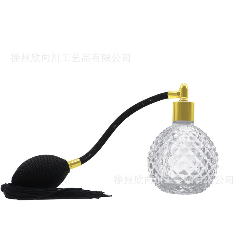 Bolsa de aire botella de spray de perfume 100mL prensa sub-botella piña aromaterapia botella de vidrio de alto grado volátil boquilla de peluquería