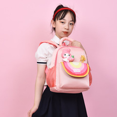 大容量の子供用ランドセル、軽量背骨保護、1年生から3年生の小学生用ランドセル、かわいい幼稚園用ランドセル