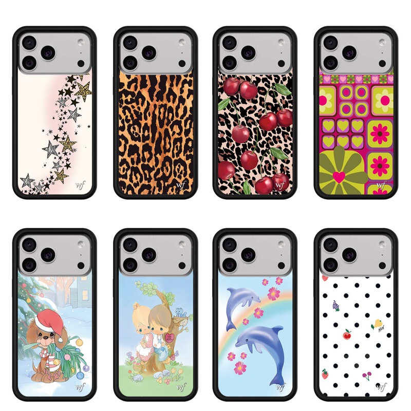 Wildflow Leopard Print Star Mobile Phone Case Suitable for Iphone17 Apple 16Promax/15Plus Protective Cover