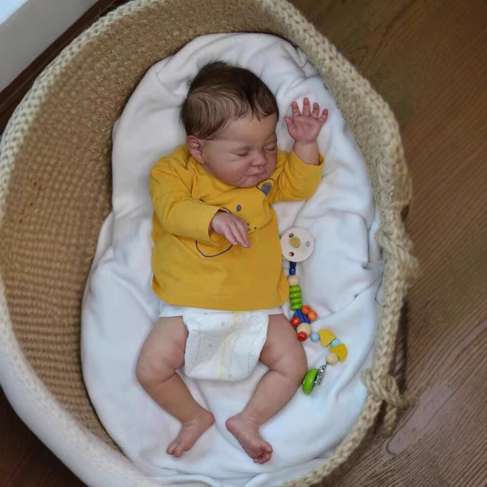 Muñeca de Simulación Artesanal de 20 Pulgadas de Vinilo