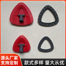 家用旋转拖把头大号加厚三角拖把头拖把配件拖把布替换头棉头批发