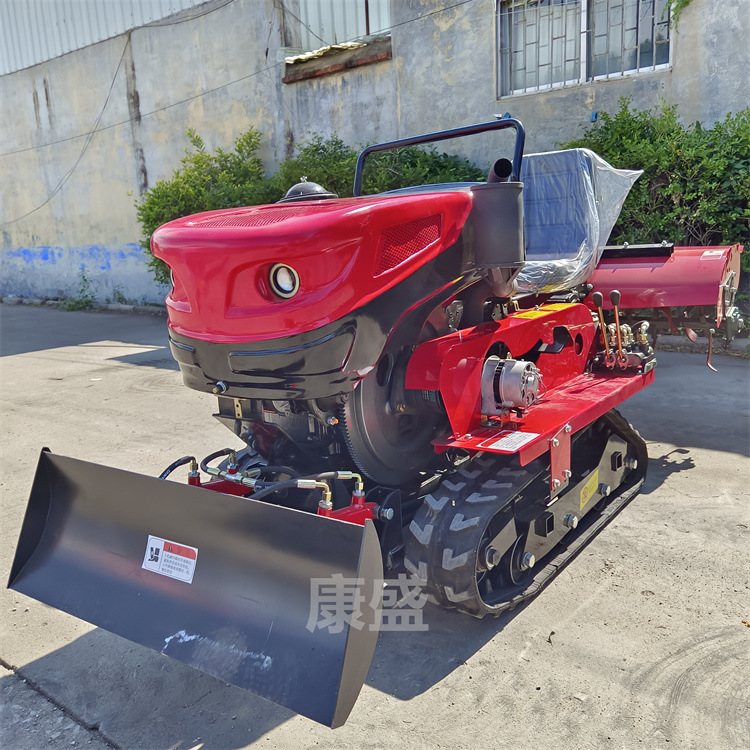 35马力履带旋耕机 多功能耕地犁地机 大棚果园施肥播种微耕机