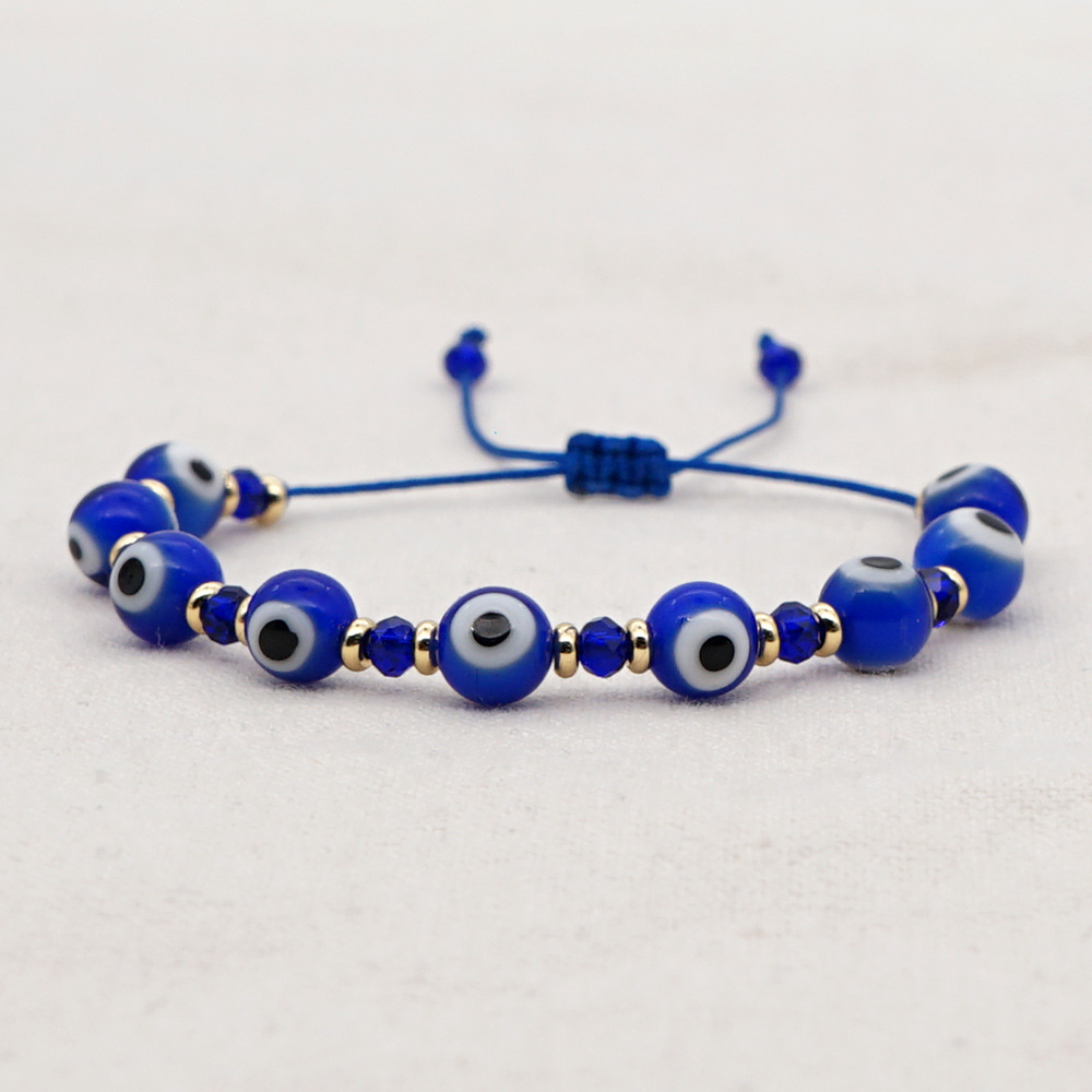 Bracelet Simple En Verre Turc De Style National Bohème display picture 8