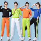 Осенний демисезонный комплект, спортивный лонгслив, костюм для спортзала