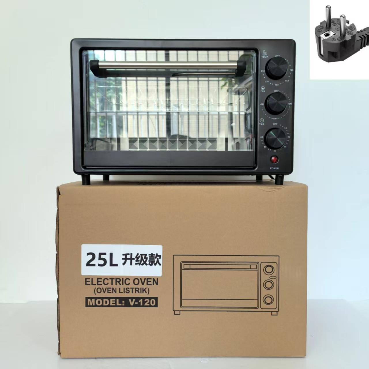 25L 업그레이드 오븐 유럽 규격