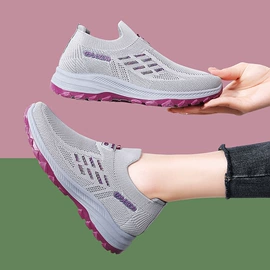 女式休闲单鞋;女式健步鞋;中老年妈妈鞋