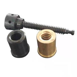 Flat Jaw Vise for Grinding Machine 45 Steel Sleeve Manual Lathe Copper Sleeve Accessories Copper Nut Vise Screw Rod Steel