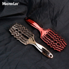 Bones Comb Lady Style Large Tooth Wavy Hair Comb Volume Comb Head Massage Plated Comb Curved Beauty Hair Styler