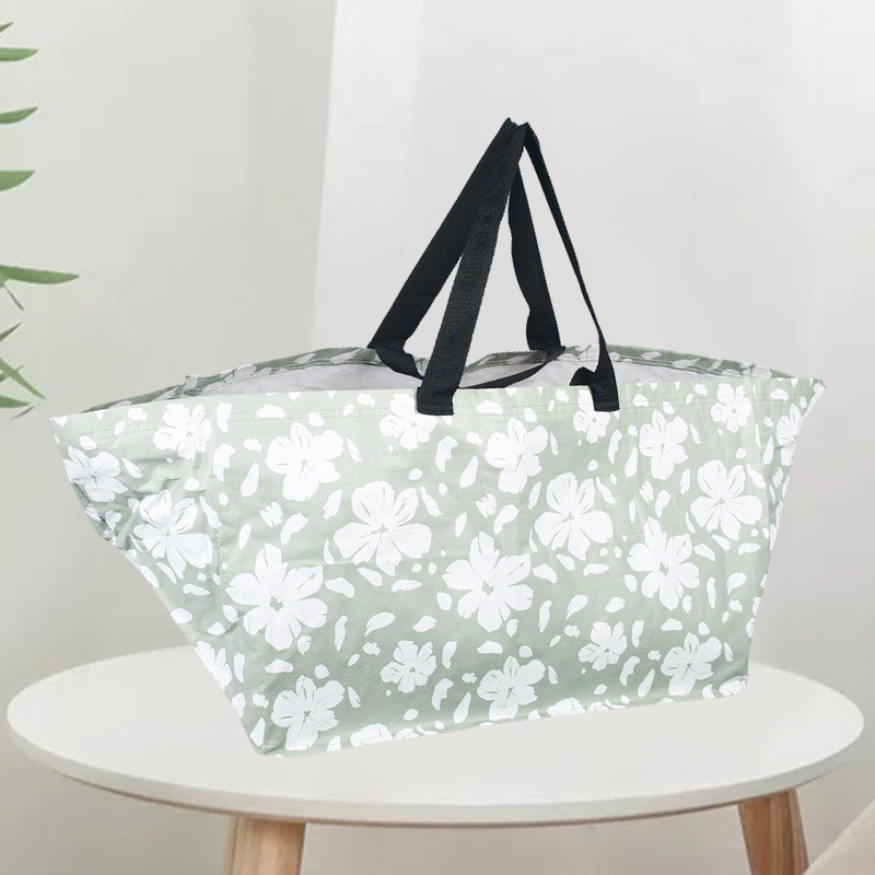 Pp Color-Printed Laminated Woven Tote Ikea Bag Custom-Made, Thickened Eco-Friendly Storage Shopping Bag, Manufacturer's New Stock Available Pp Color-Printed Laminated Woven Tote Ikea Bag Custom-Made, Thickened Eco-Friendly Storage Shopping Bag, Manufacturer's New Stock Available
