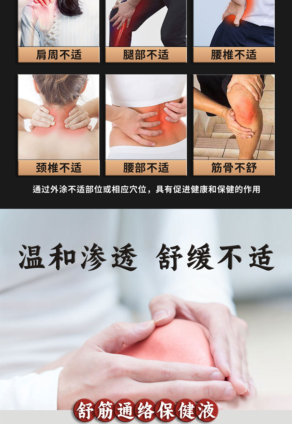 透骨液草本舒筋通络保健液颈肩腰腿护理液油地摊跑江湖一件代发