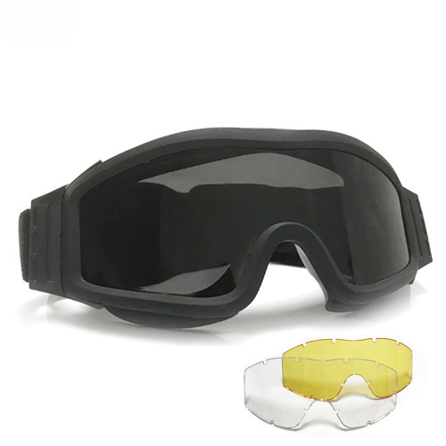 Amazon Outdoor Wind Goggles Cycling Motorcycle Sports Goggles Windproof Sandproof Confusion Tactical Equipment One-piece Dropshipping